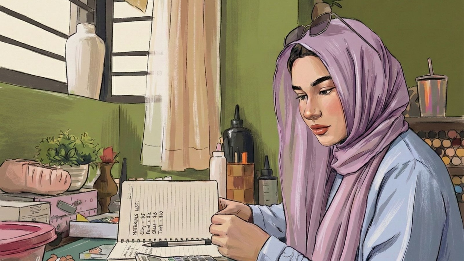 Art Studio Background