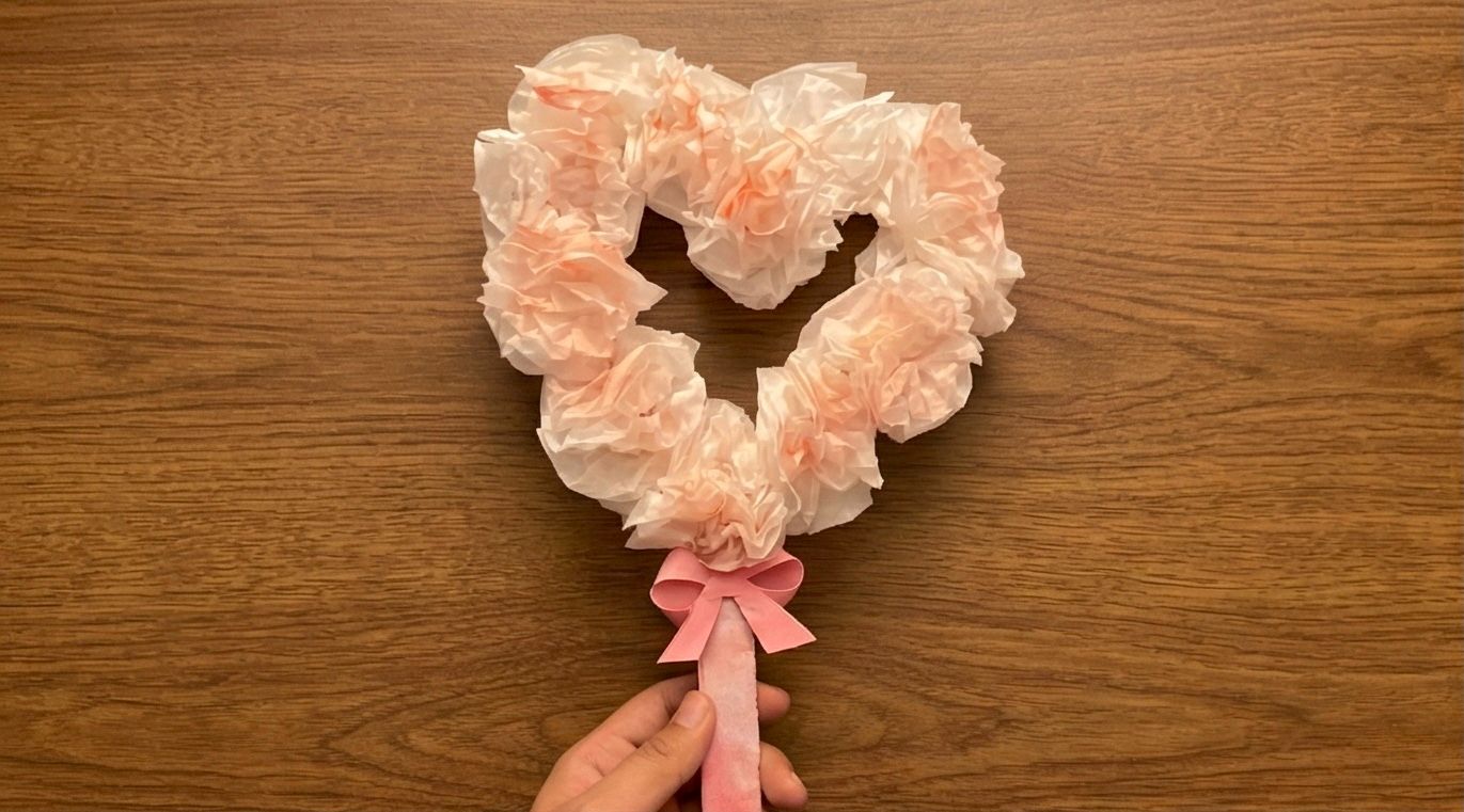 The Fluffy Heart Wand