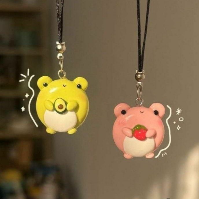 Fruity Frog Sphere Charms