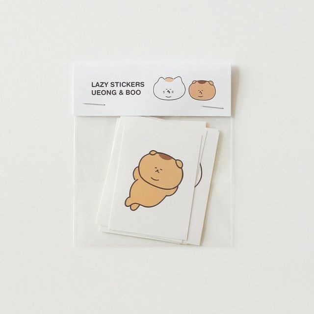 Lazy Day "Ueong & Boo" Sticker Pack